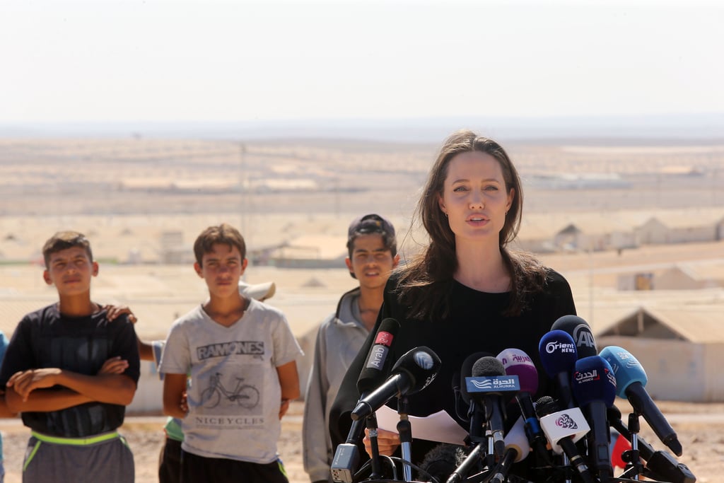 Angelina Jolie Visits A Refugee Camp In Jordan 2016 -4387