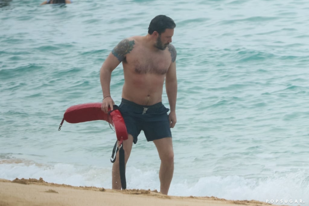 Ben Affleck Shirtless in Hawaii March 2018