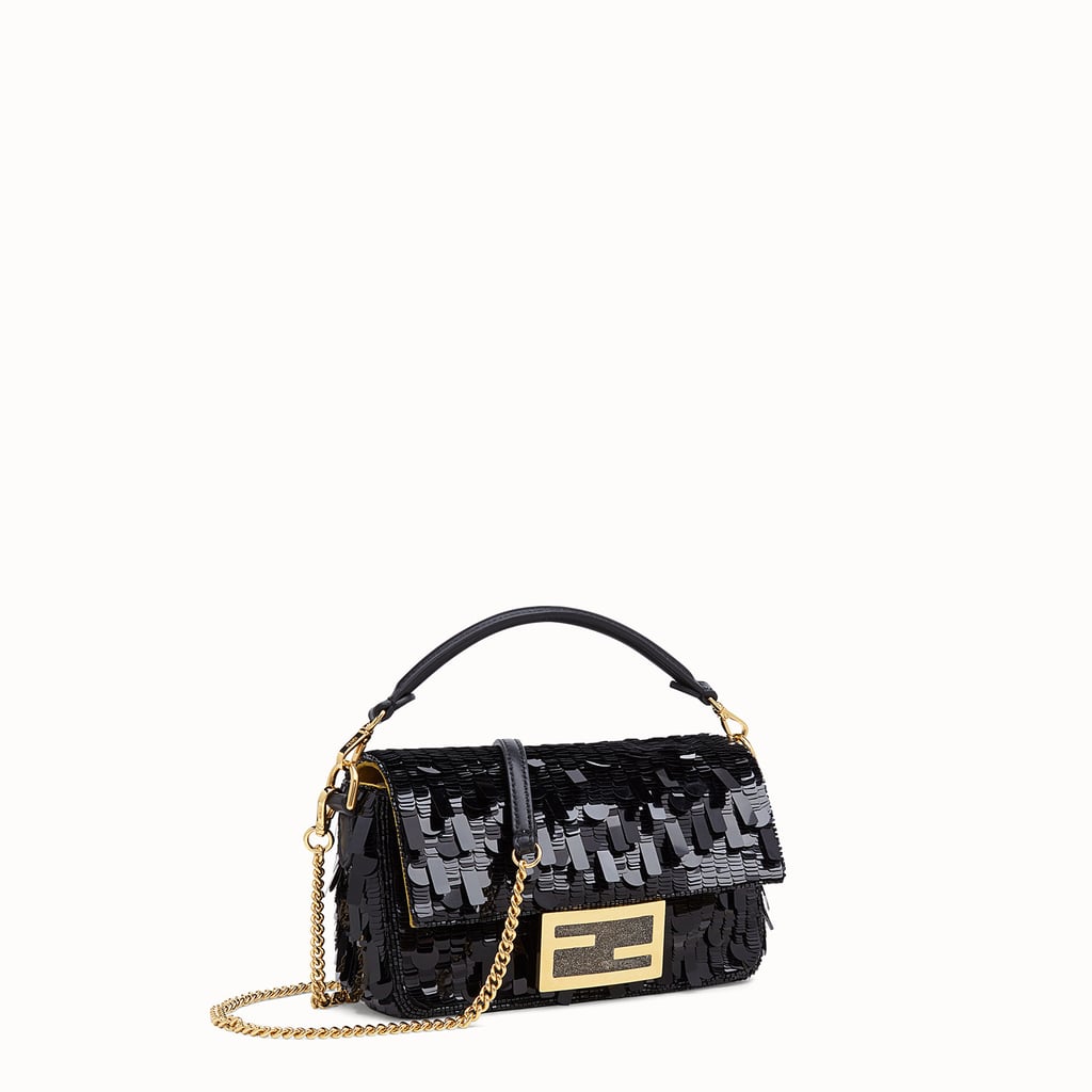 Fendi Black sequin minibag - MINI BAGUETTE