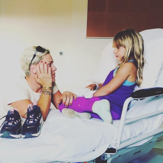Pink's Daughter in the ER After Falling Off Monkey Bars