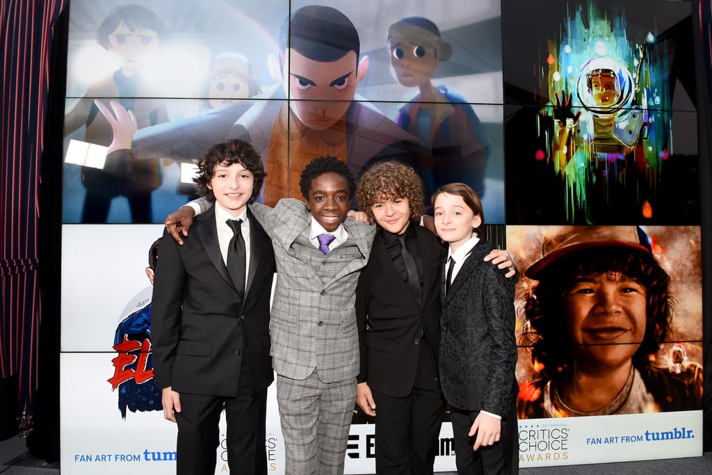 Stranger Things Cast at the 2017 Critics' Choice Awards