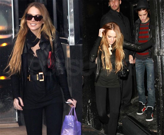 Lindsay Lohan Shopping and Clubbing 