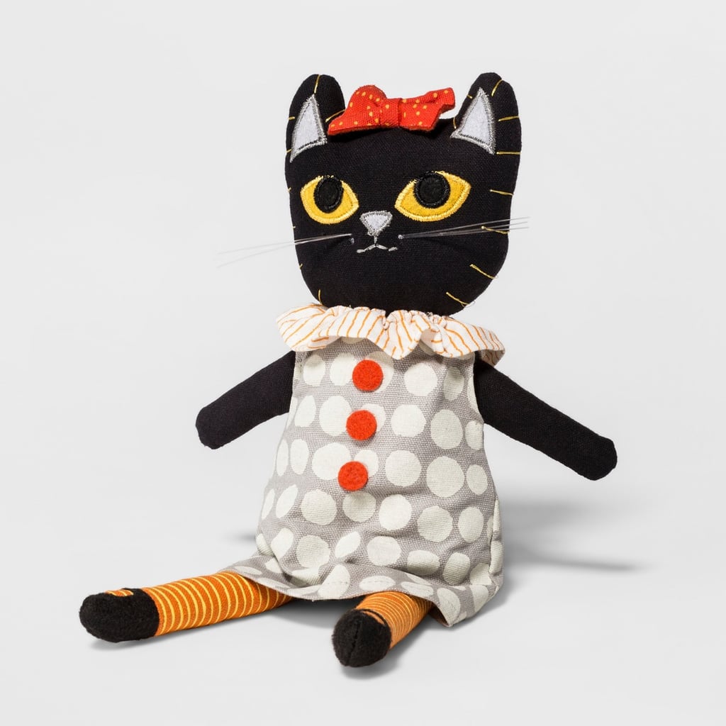 Cat stuffed animal Halloween ornament