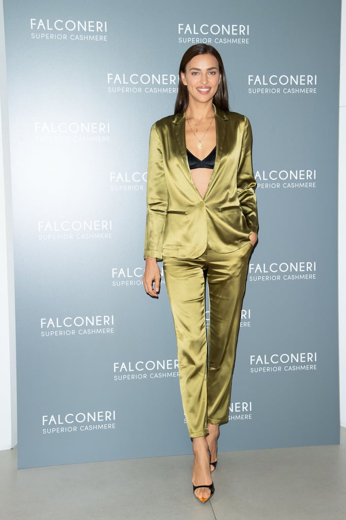 Irina Shayk at the Falconeri Press Day During Milan Fashion Week