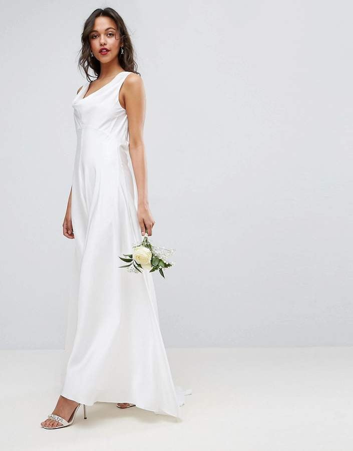 ASOS Bridal Edition Soft Drape Dress | Best Wedding Dresses Under $500 ...