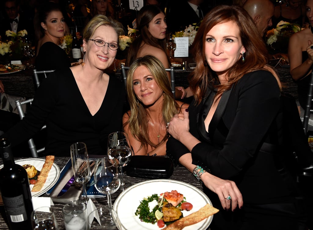 Jennifer Aniston and Meryl Streep at the SAG Awards