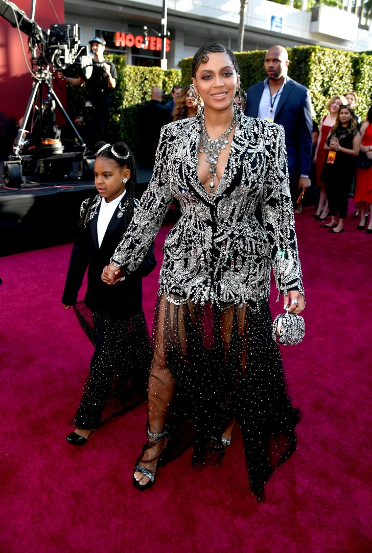 Beyoncé S Alexander Mcqueen Tuxedo Dress That Matched Blue Ivy S 2019 Beyonce S Best Outfits