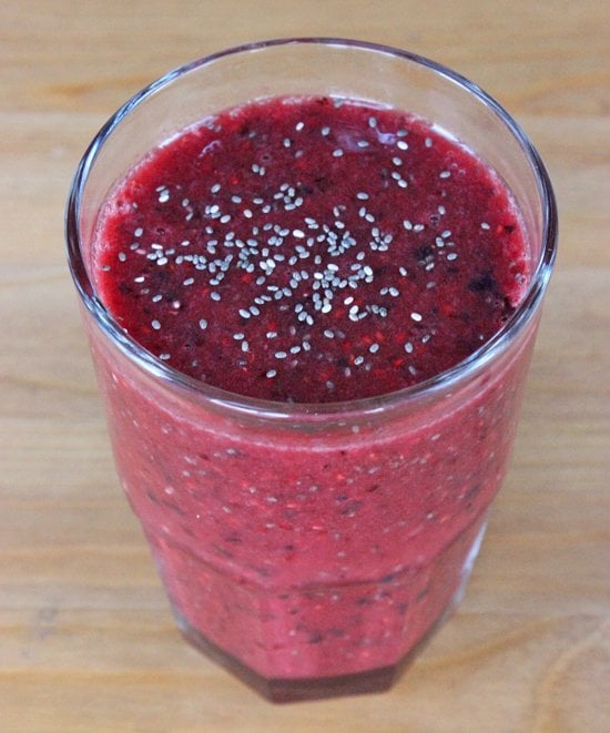 Antioxidant Chia Berry Smoothie