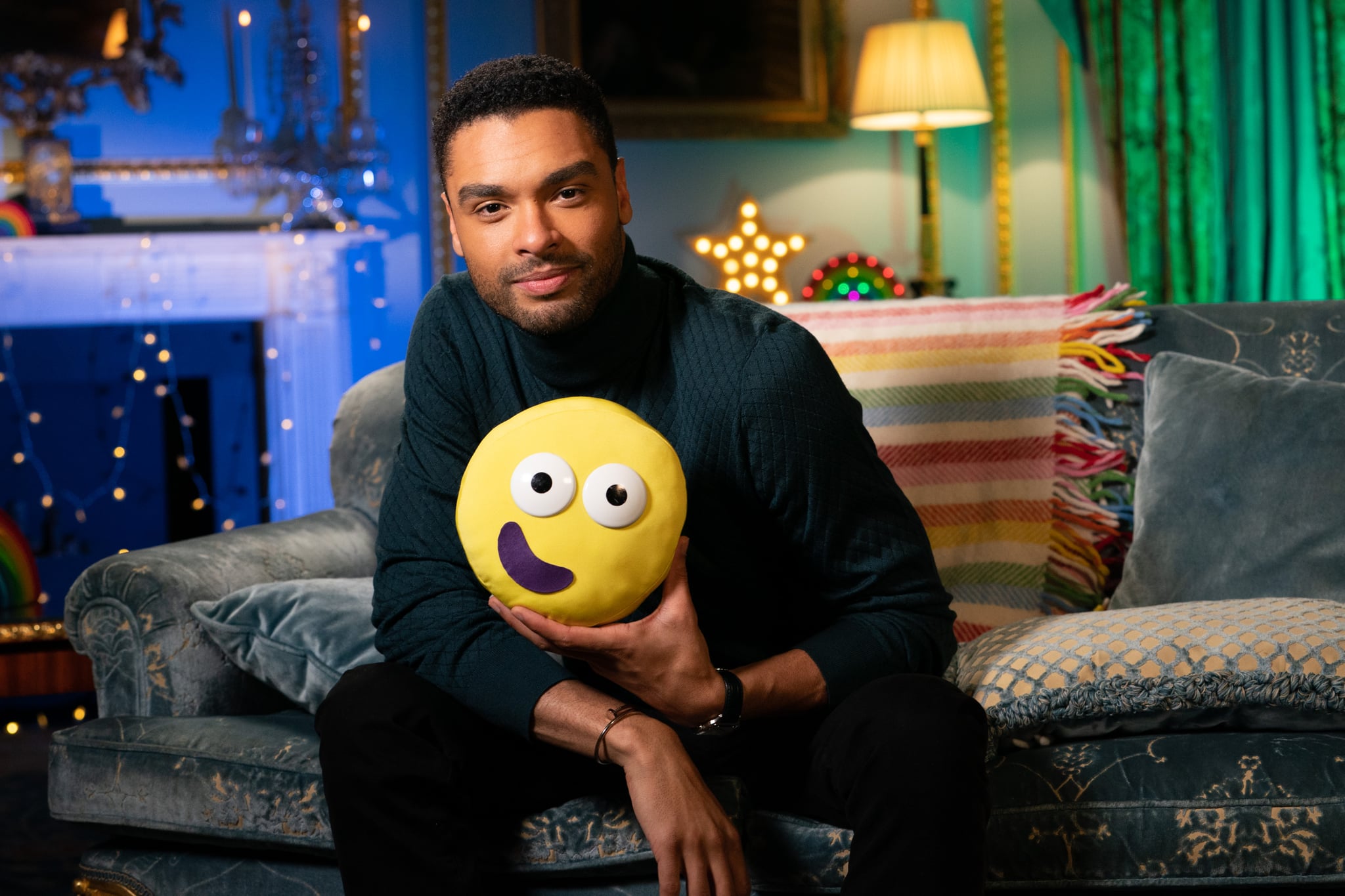 WARNING: Embargoed for publication until 00:00:01 on 11/03/2021 - Programme Name: CBeebies Bedtime Stories - TX: 14/03/2021 - Episode: Bedtime Stories - Regé-Jean Page (No. n/a) - Picture Shows: ***UNDER STRICT EMBARGO UNTIL 00.01 THURSDAY 11TH MARCH 2021*** Bedtime Stories - Regé-Jean Page reads Rain Before Rainbows by Smriti Halls Regé-jean page - (C) BBC  - Photographer: Pete Dadds