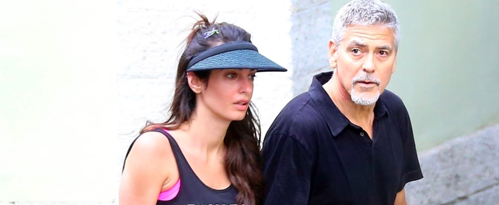 Amal Clooney's Tennis Outfit in Italy