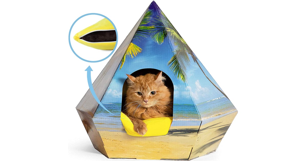 large cat cave bed
