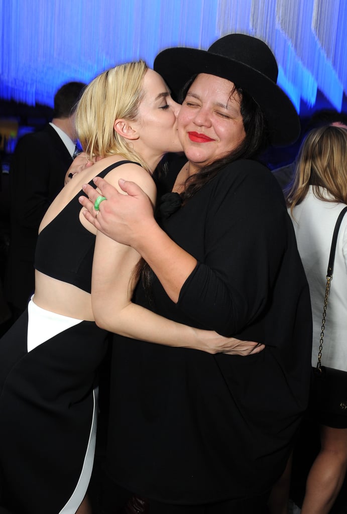 Jena Malone kissed Ana Calderon at the Delta shindig.