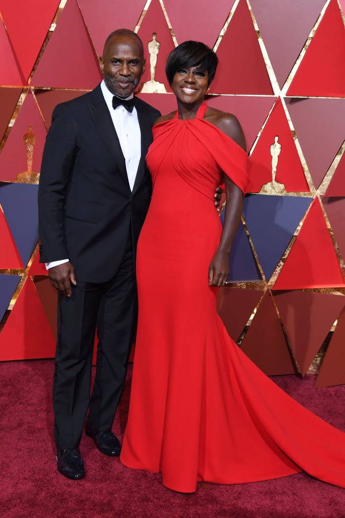 Viola Davis and Julius Tennon at the 2017 Oscars
