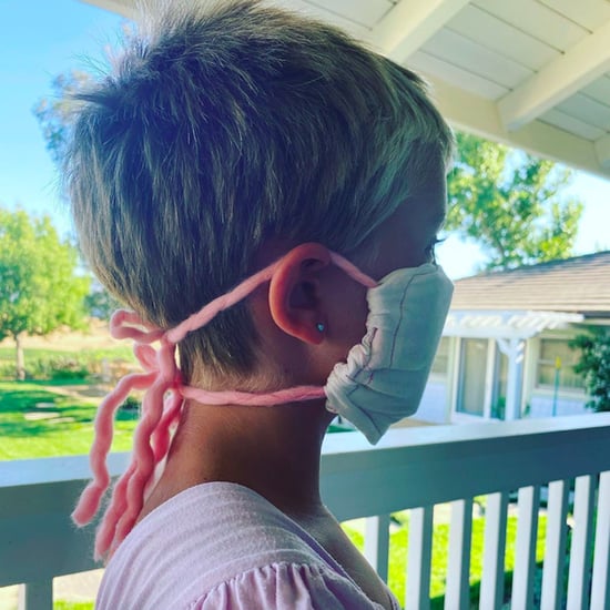 Pink Shares a Photo of Daughter Willow's Homemade Face Mask