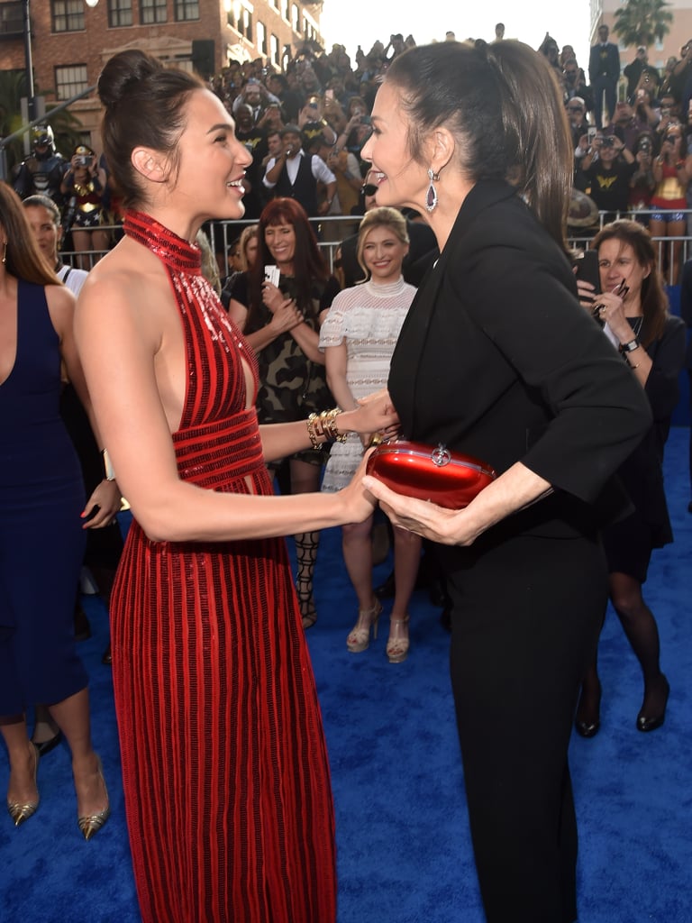 Gal Gadot and Lynda Carter at Wonder Woman Premiere 2017