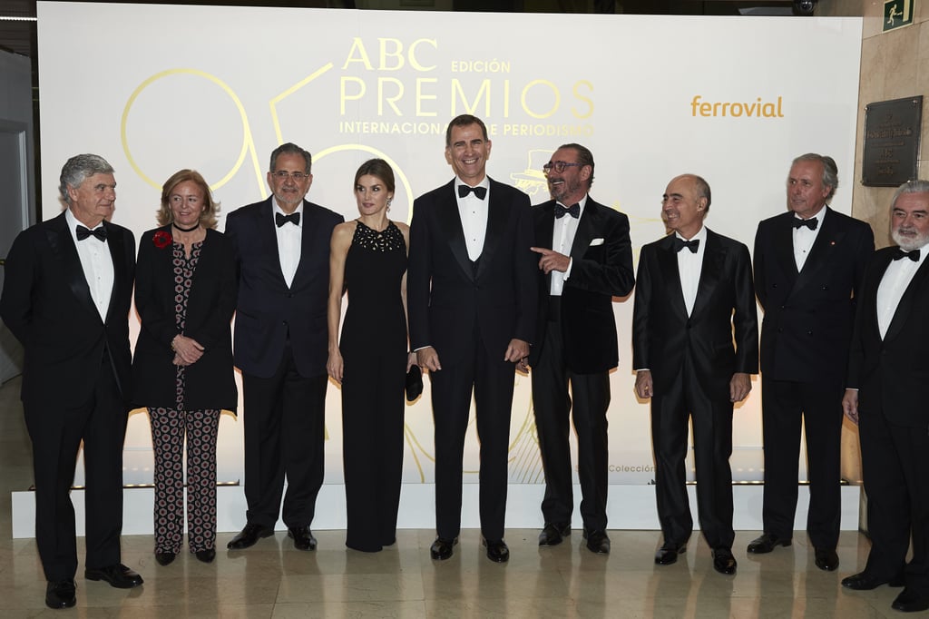 Queen Letizia and King Felipe in Black-Tie Attire Dec. 2015