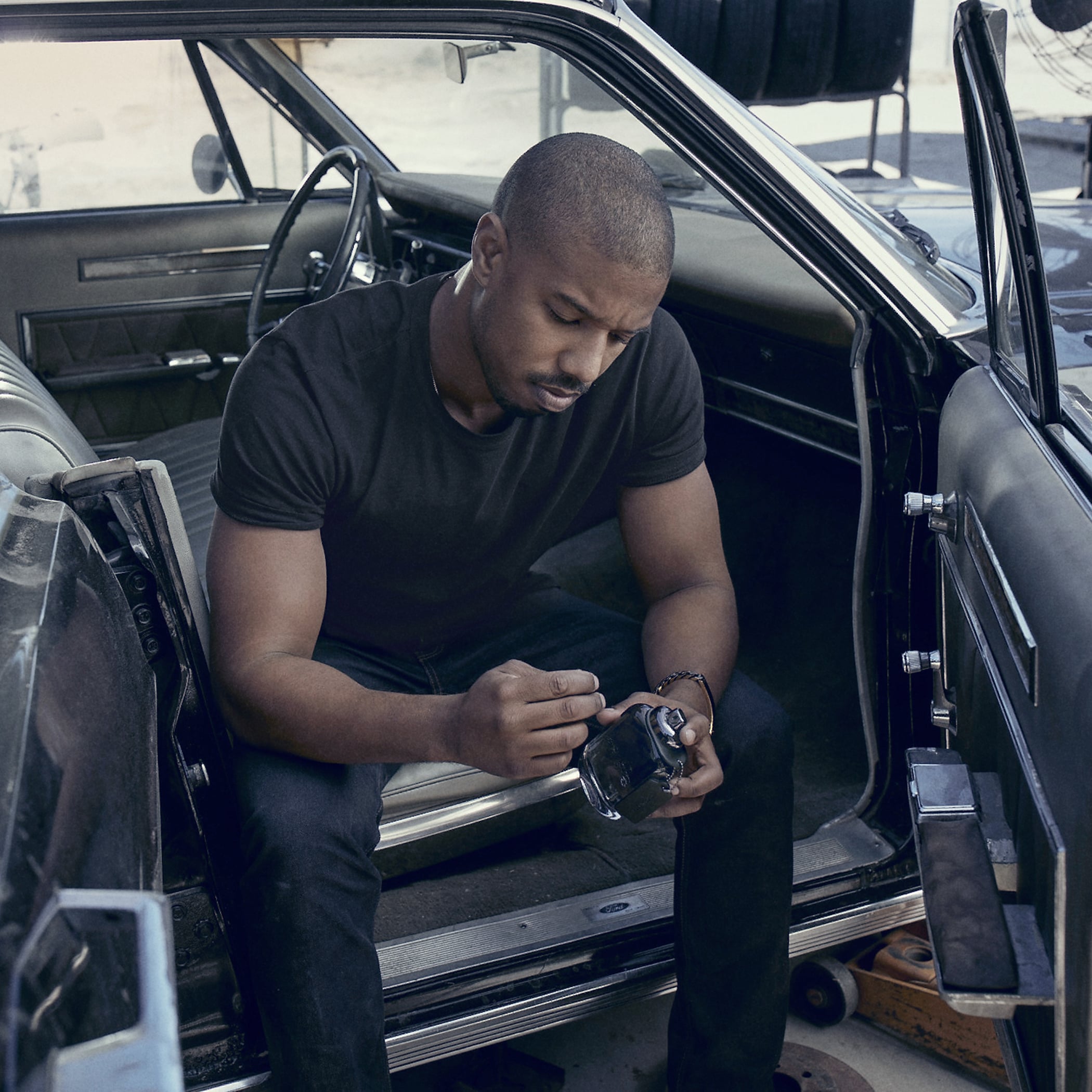 Michael B. Jordan Talks Fragrance, Fake Lashes, and Getting Ripped