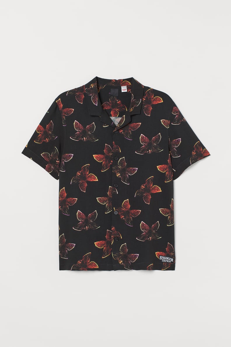 Stranger Things x H&M Patterned Resort Shirt