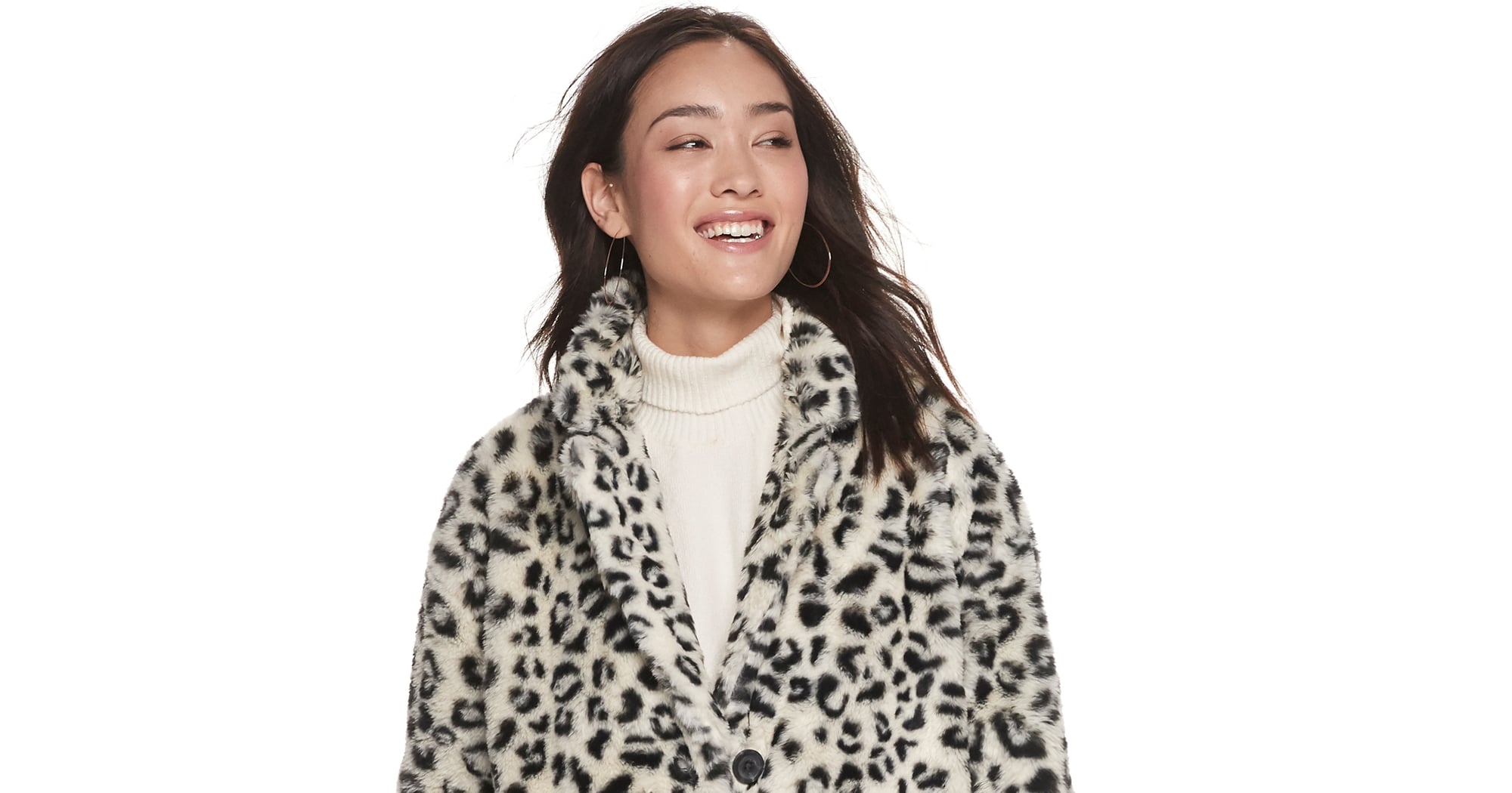 Faux Fur Coats Under 100 From POPSUGAR at Kohl s