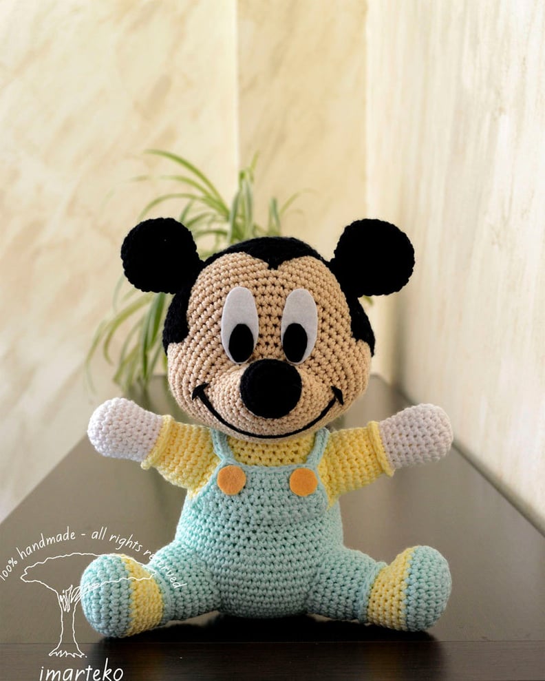 Crocheted Baby Mickey Doll