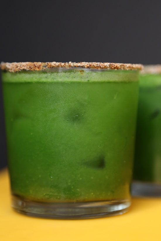 Green Juice Margarita With Chili Salt