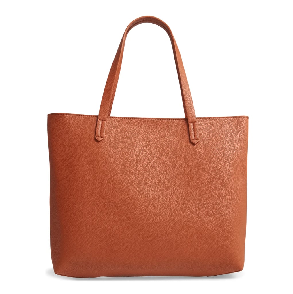 Tote Treatment: BP. Faux Leather Classic Tote | Best Nordstrom Fall ...