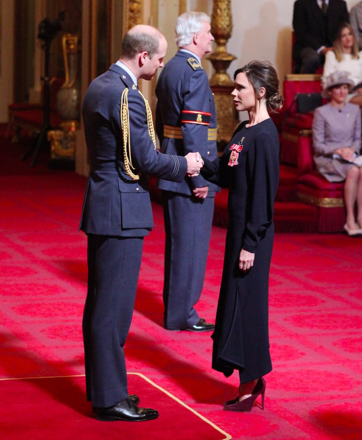 Victoria Beckham at OBE Investiture 