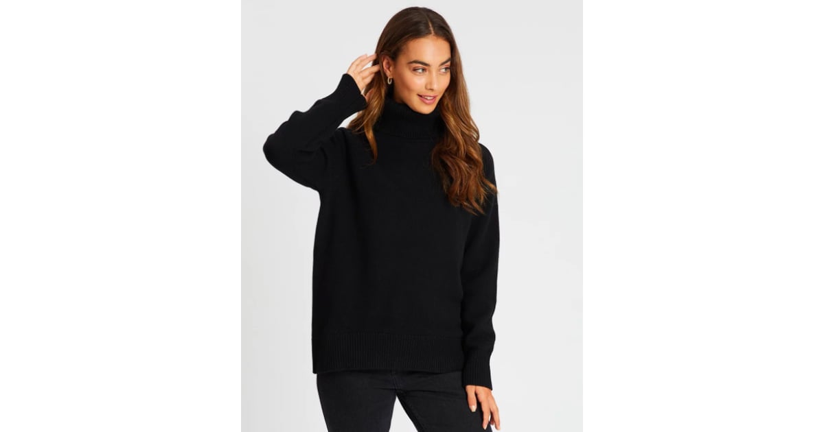 black assembly label jumper
