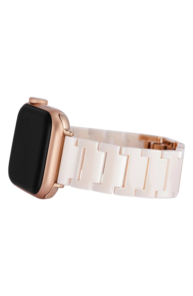 A Sleek and Sophisticated Option: Anne Klein Ceramic & Stainless Steel Apple Watch Bracelet Band