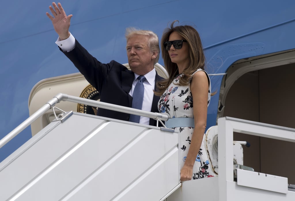 Melania Trump Valentino Dress Bastille Day 2017
