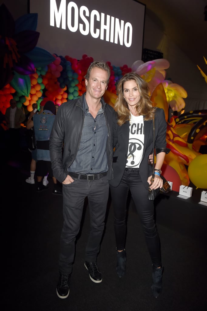 Cindy Crawford and Kaia Gerber at Moschino Show 2016
