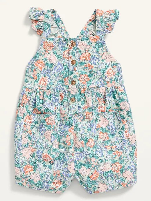 Old Navy Floral Utility Bubble One-Piece