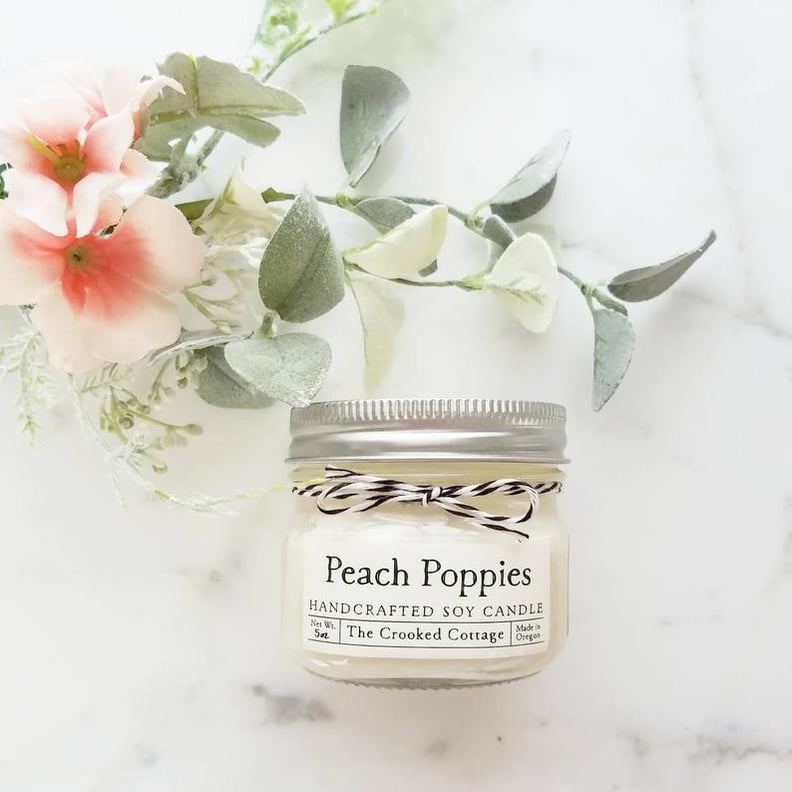 Peach Poppies Soy Candle