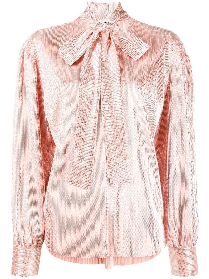 MSGM Pussy-Bow Blouse