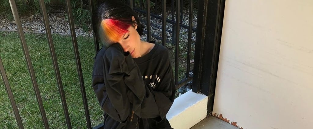 Halsey Tries Rainbow Bangs August 2019