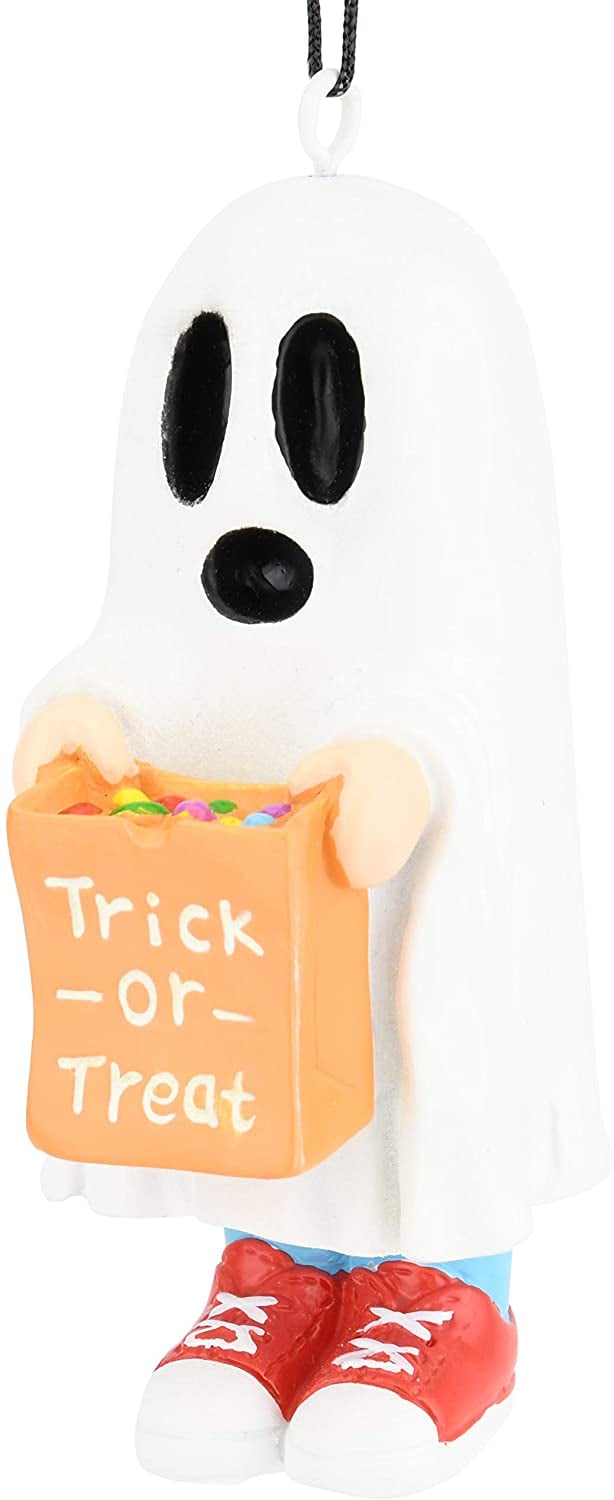 Tree Buddees Ghost Kid Trick-or-Treating Ornament