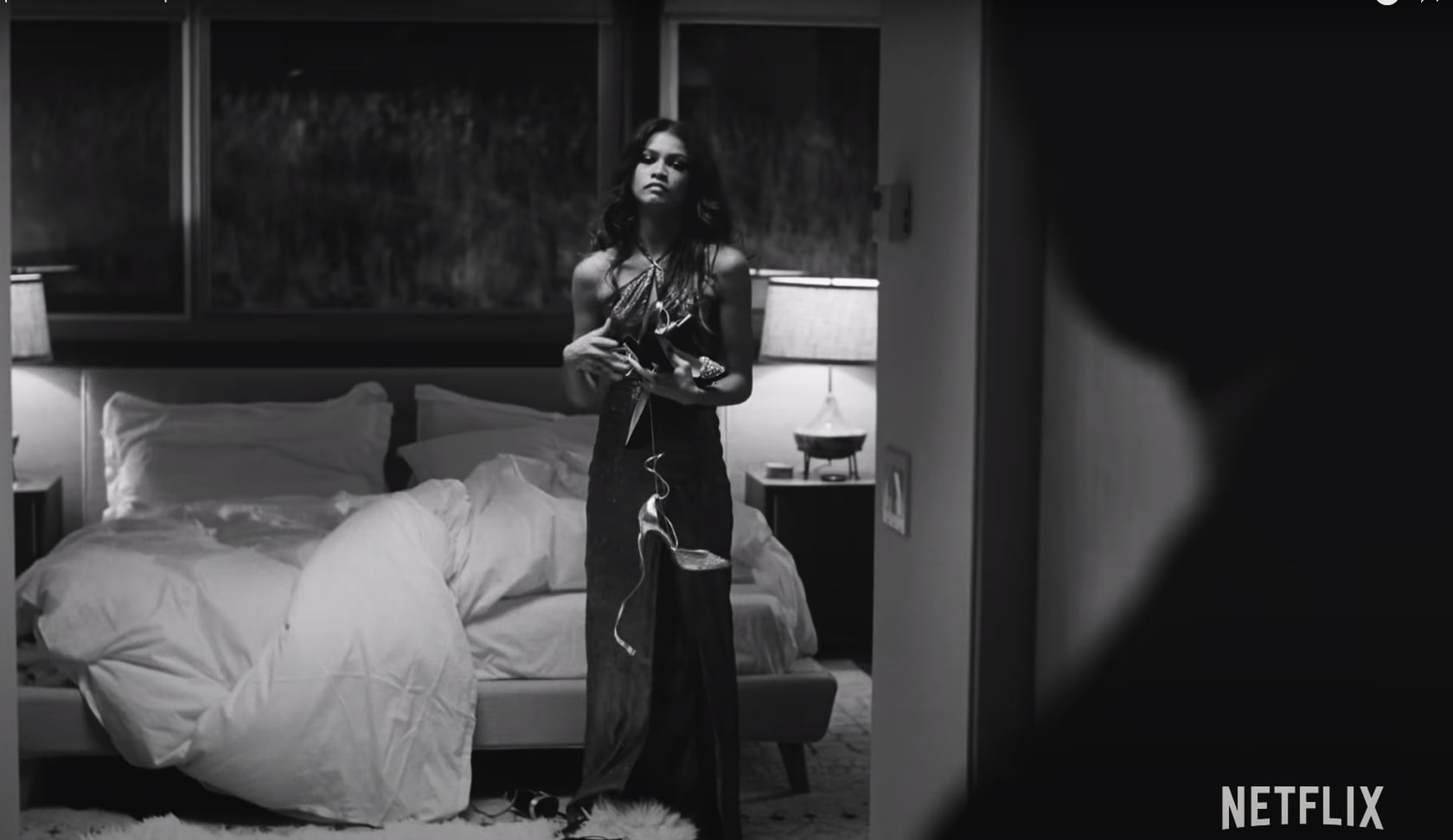 See Zendaya S Dress In Netflix S Malcolm Marie Trailer Popsugar Fashion