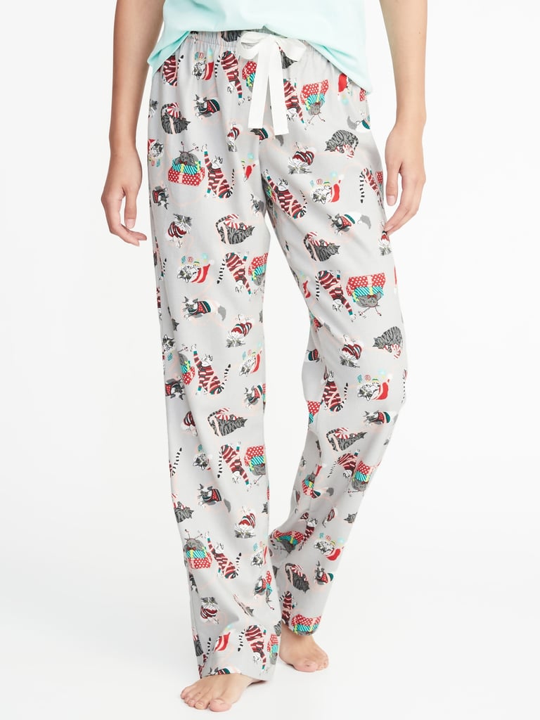 Patterned Flannel Sleep Pants