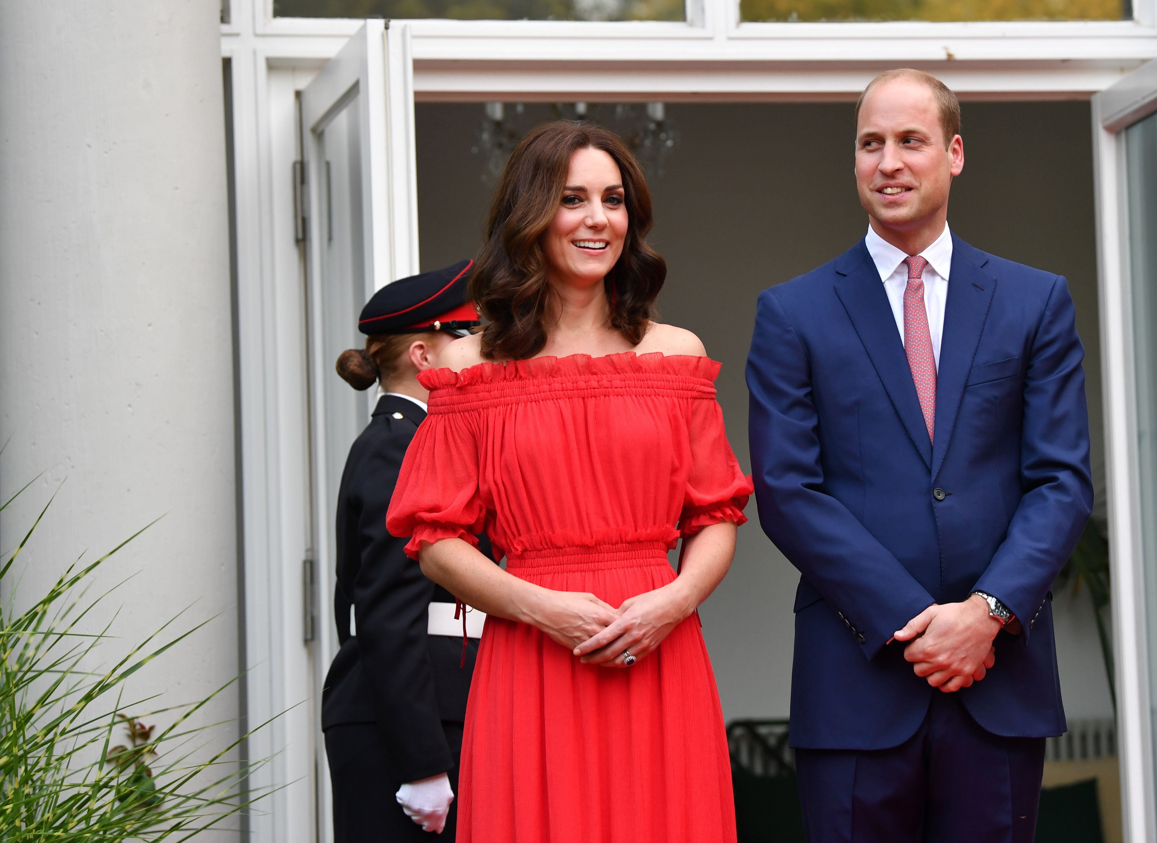 alexander mcqueen red dress kate middleton Kate Middleton Wore Alexander McQueen On The Anniversary Of The Designer's  Death