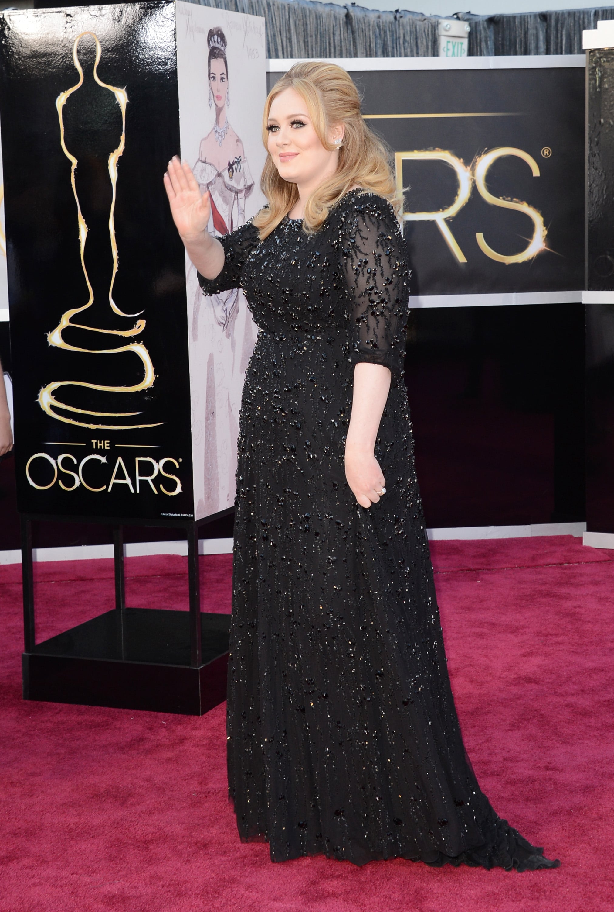 Adele on the red carpet at the Oscars 2013. | The Ultimate ...