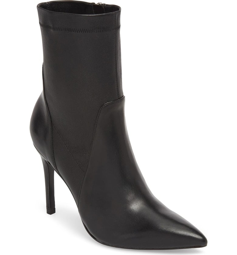 Charles david laurent sales stretch leather booties