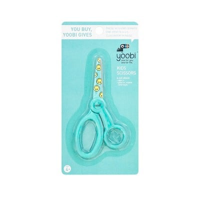 Teal Smiley Scissors