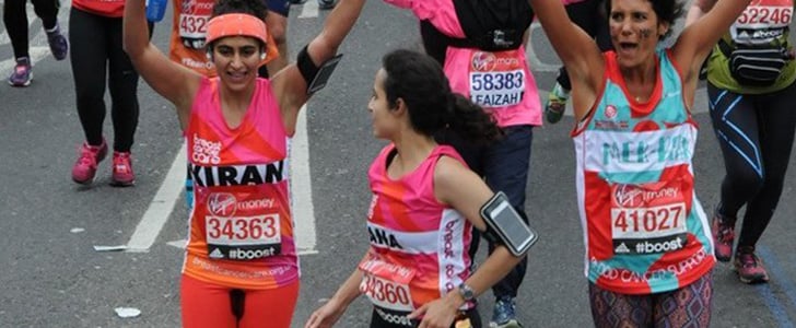 Woman Runs Marathon Without Tampon