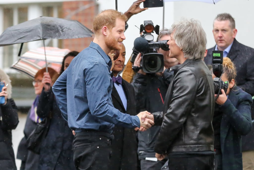 Prince Harry and Jon Bon Jovi Record at Abbey Road Studios