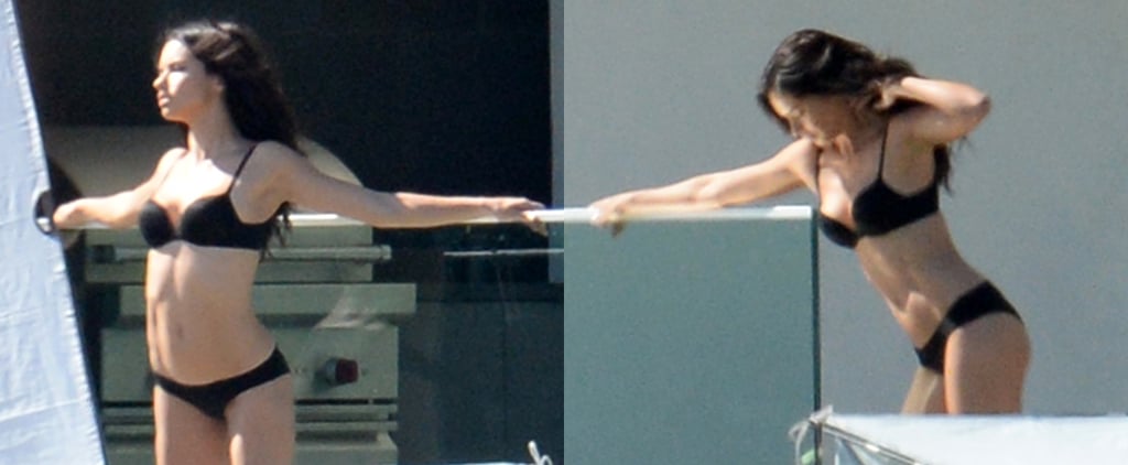 Adriana Lima's Lingerie Photo Shoot in Miami | Pictures