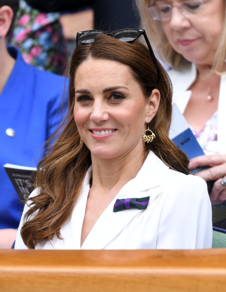 Kate Middleton White Dress at Wimbledon 2019