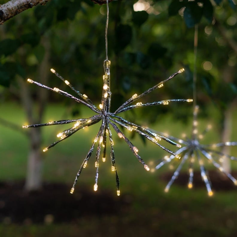 Whimsical Hanging Lights: Outdoor Solar LED Firework Fairy Hanging Lights