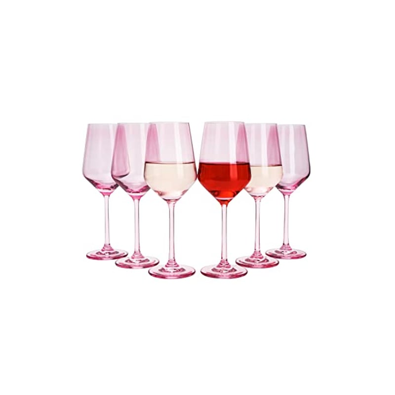 Colored Wine Glass Set