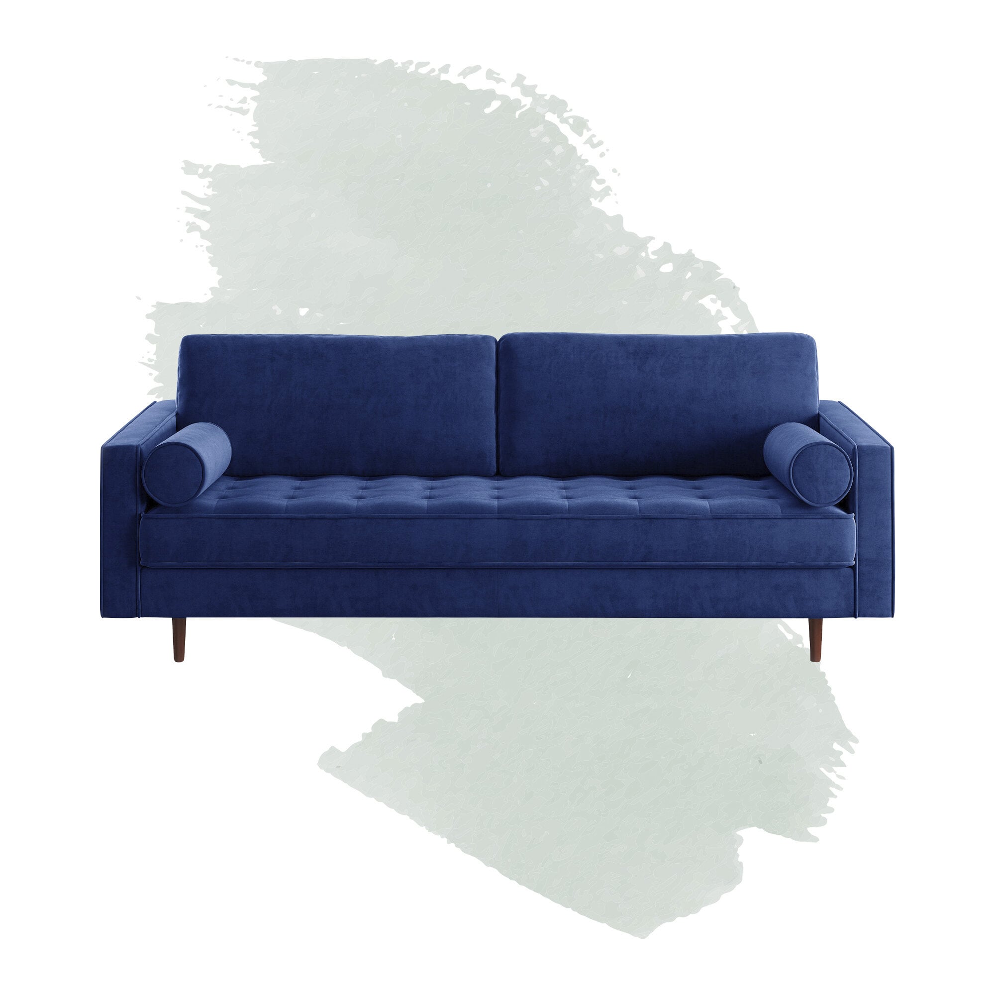 White square store arm sofa