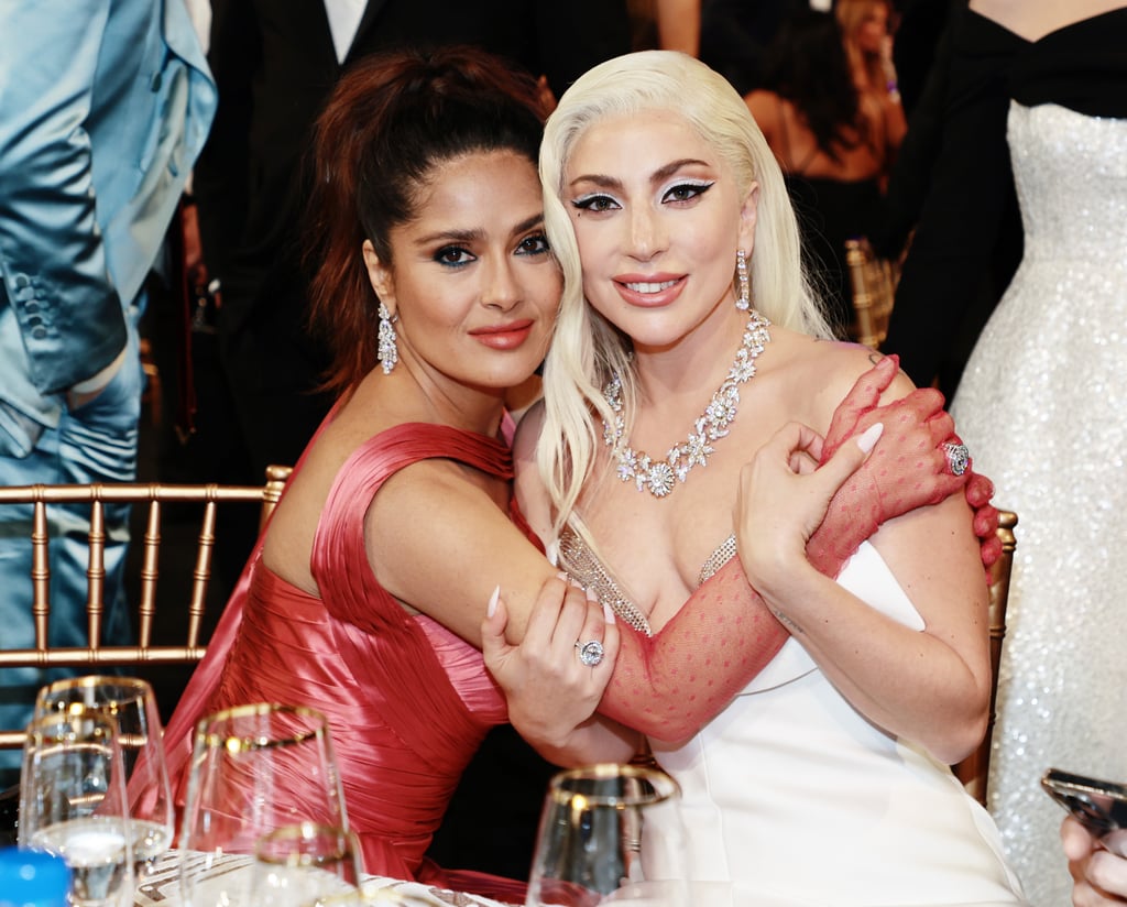 Salma Hayek and Lady Gaga at the 2022 SAG Awards